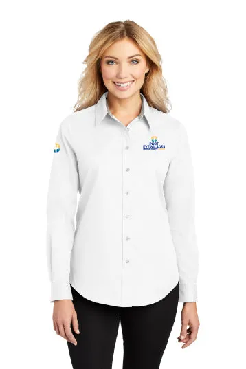 Port Authority® Ladies Long Sleeve Easy Care Shirt - Port Everglades