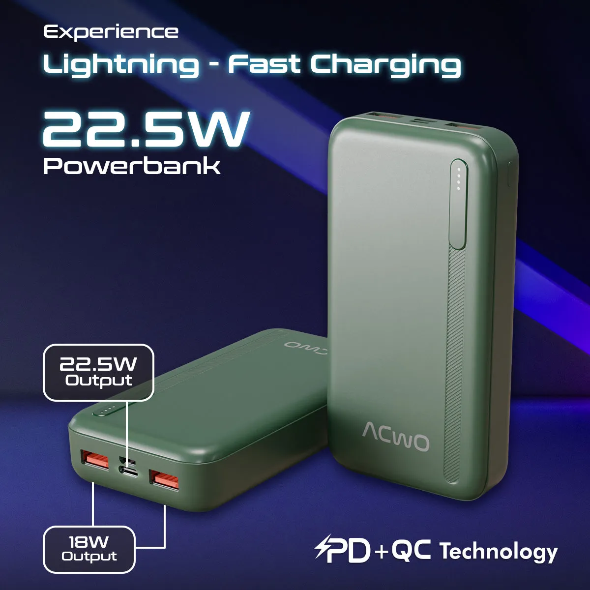 POwER 721 : Powerbank - green