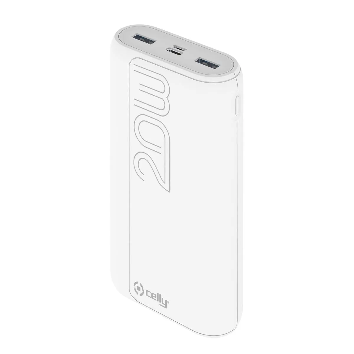 Power Bank Celly 20000 mAh White