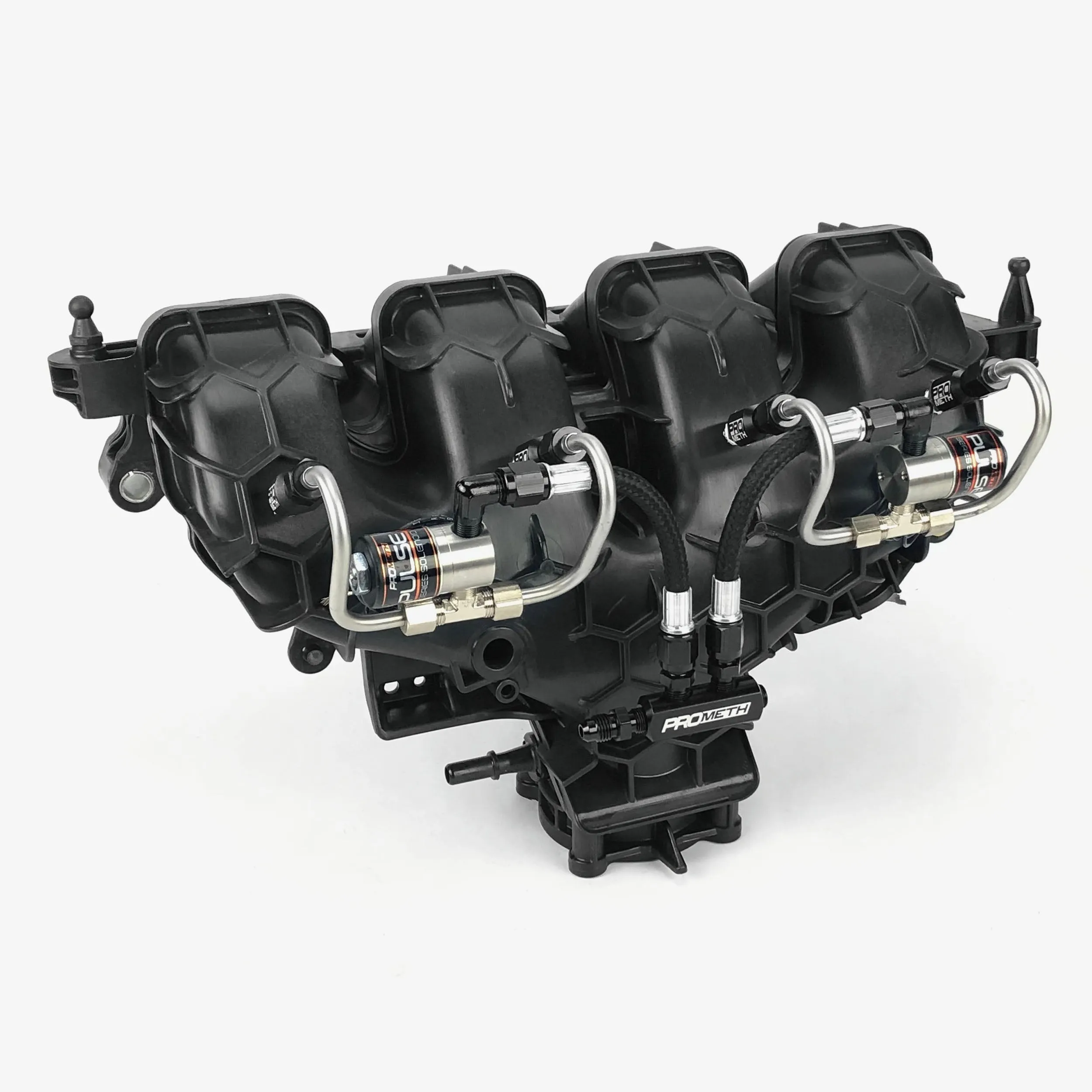 ProMeth Signature Series 4 Cylinder Direct Port With Split Block, Dual Solenoids & Straight Nozzle Holders (Pre-Bent)