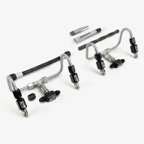 ProMeth Signature Series 4 Cylinder Direct Port With Straight Nozzle Holders & Check Valves (Pre-Bent)