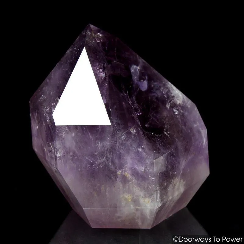 Purple Amethyst Devic Temple Quartz Master Crystal XL 'Purification & Attainment'