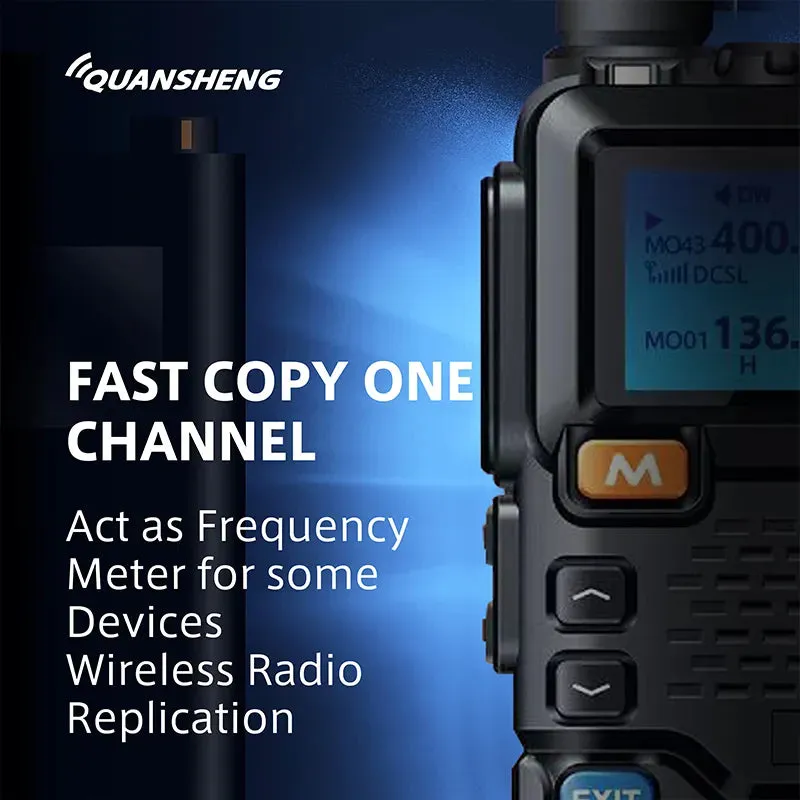 Quansheng UV 5R Plus Walkie Talkie Portable Am Fm Two Way Radio Commutator VHF Station K5 Receiver Band Transceiver UV-K5 UV-K58