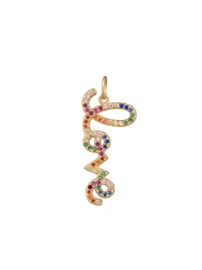 Rainbow Love Charm