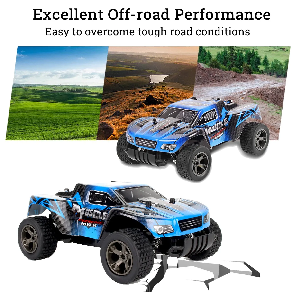 RC Cars Radio Control 1:20 2.4G Rock Car Toys For Children High Speed Climbing Mini Rc Drift driving Car