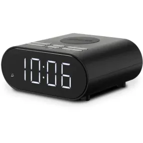 Roberts Ortus Charge FM Alarm Clock Radio With Wireless Charger - Black | ORTUS CHARGEBK