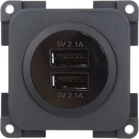 Sargent Double USB in CBE Caravan Socket