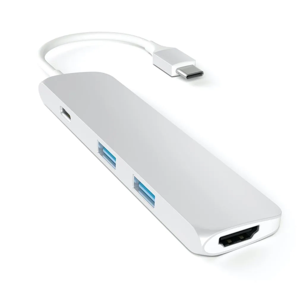 Satechi USB-C Slim Multi-Port Adapter - Space Grey