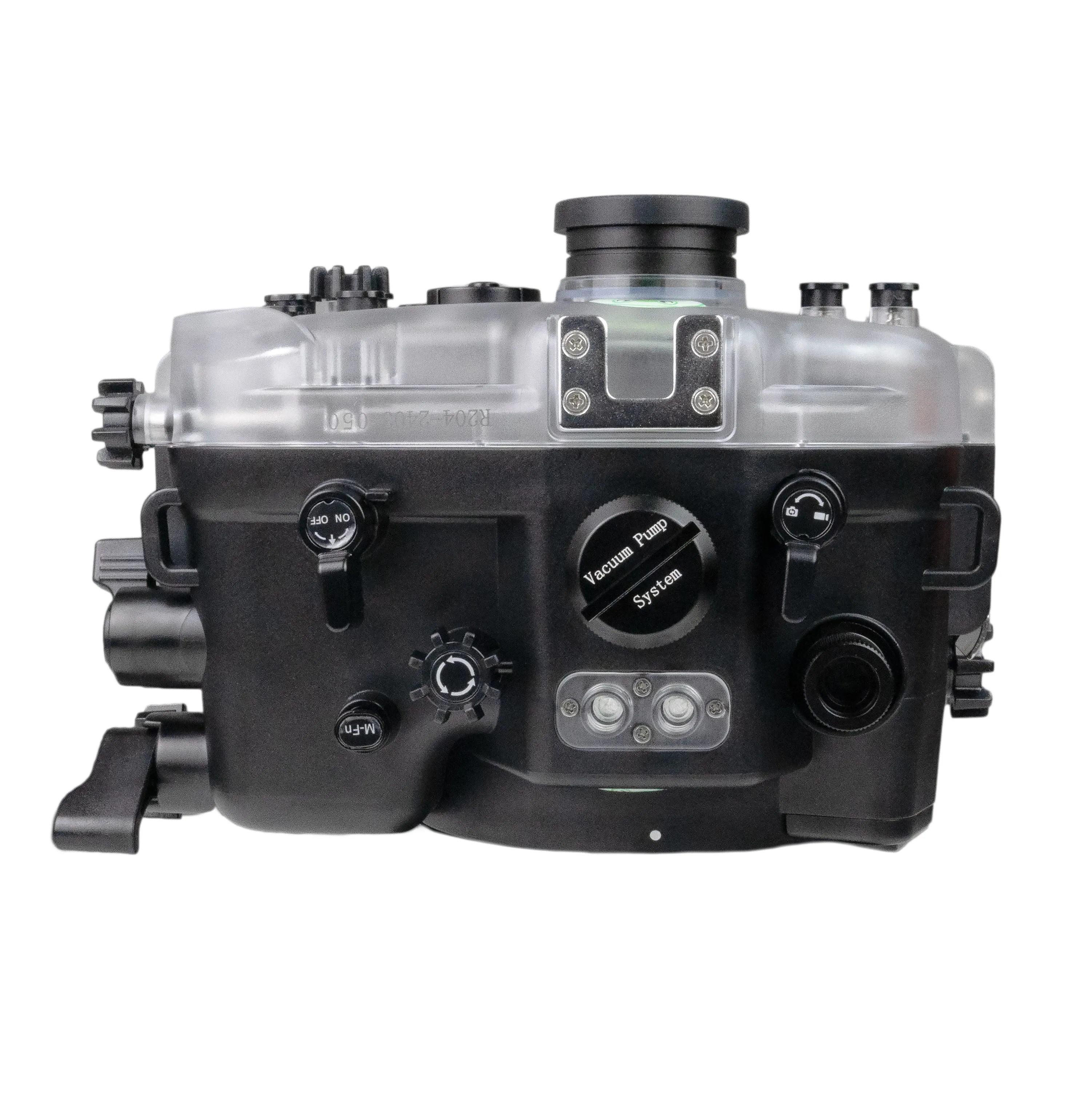 Sea Frogs 40m/130ft Underwater camera housing for Canon EOS R6 Mark II with 6" Flat Long Port (RF 24-105mm f4L IS)