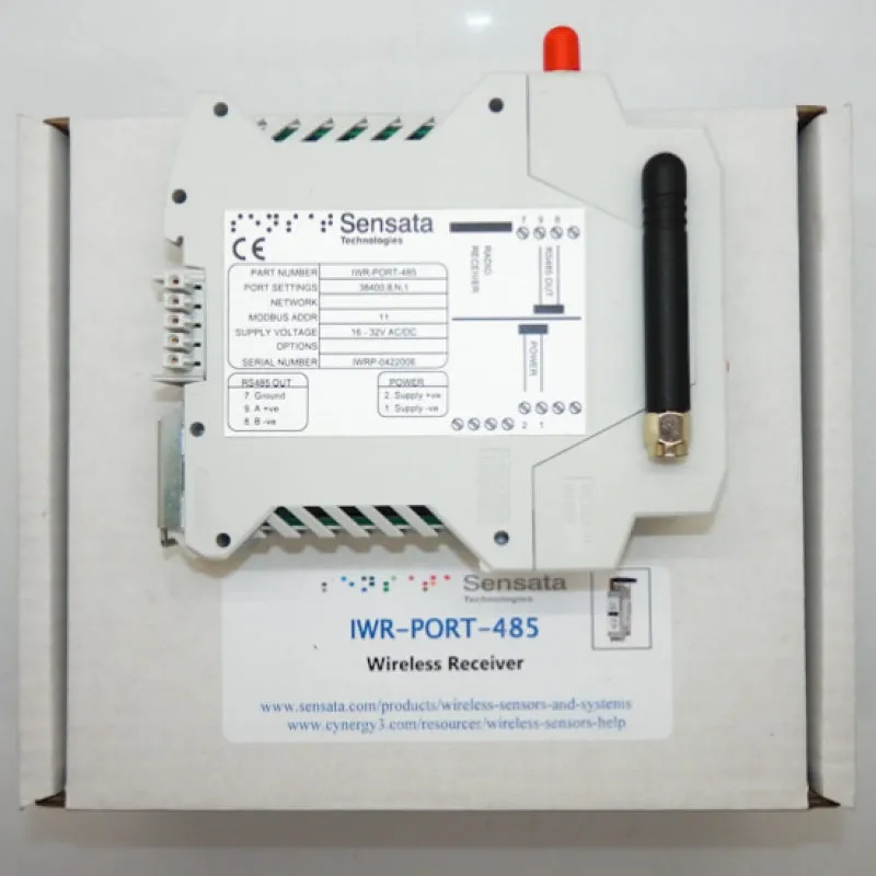 Sensata/Cynergy3 IWR-Port Series 2.4GHz Wireless Gateway Receiver IWR-PORT-485