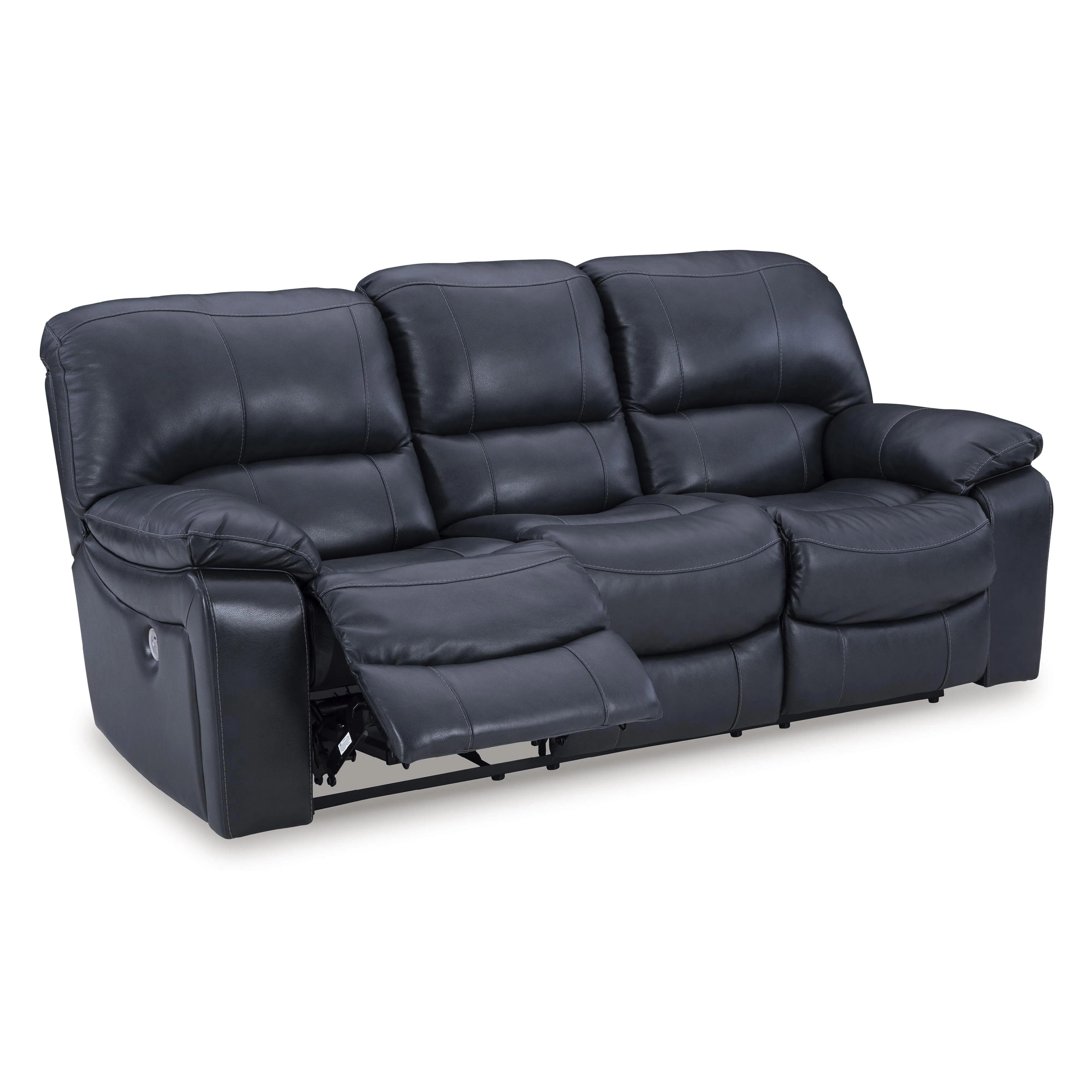 Signature Design by Ashley Leesworth Power Reclining Leather Match Sofa U4380987