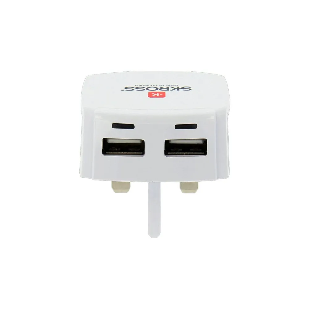 Skross UK USB Charger - 2 Port