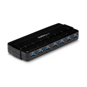 Startech.Com 7 Port Usb 3.0 Hub ? Up To 5 Gbps ? 7 X Usb ? Universal Multi Port Usb Extender For Your Desktop ? Usb Powe