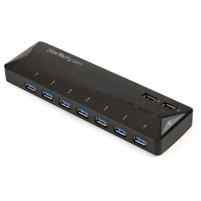 Startech.Com 9 Port Usb 3.0 Hub - 7 X Usb-A, 2 X Usb-A Fast Charge Ports - Multi Port Powered Usb Charging Station (St93