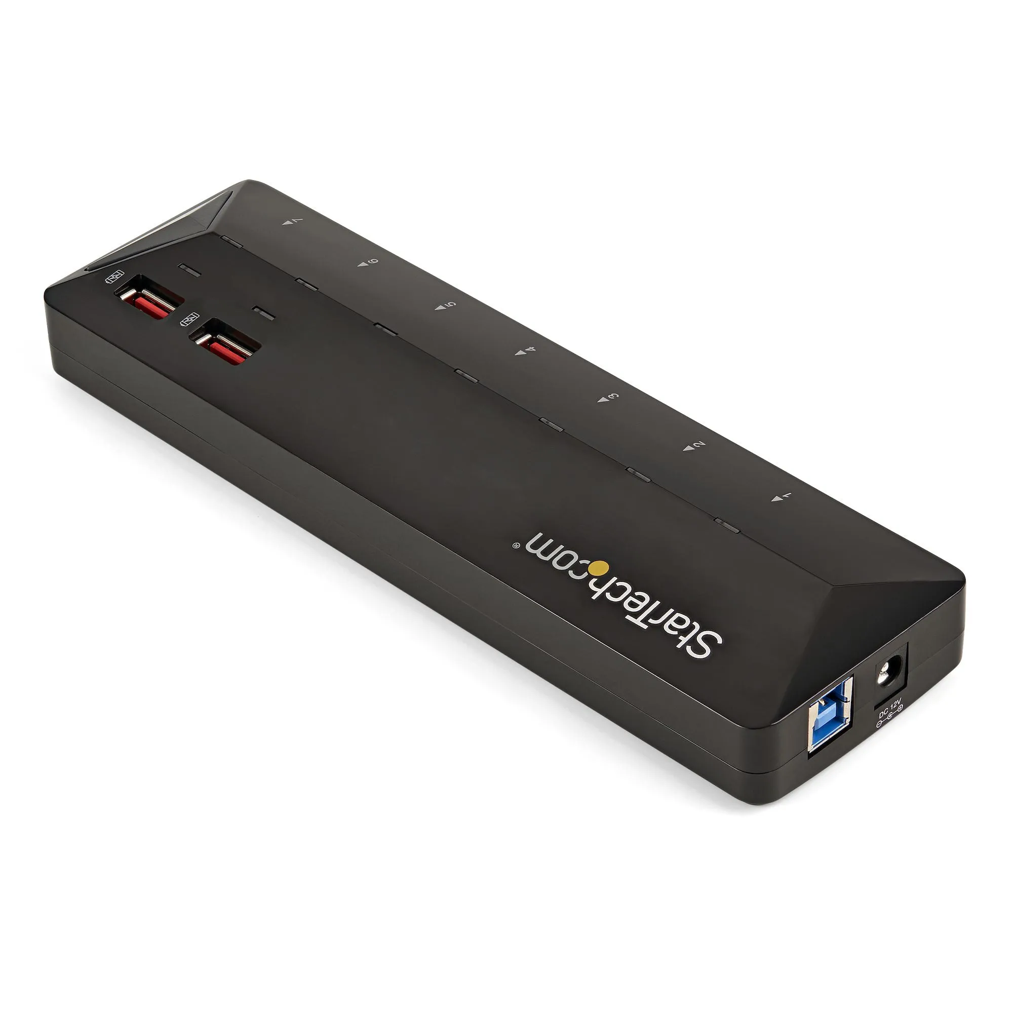 Startech.Com 9 Port Usb 3.0 Hub - 7 X Usb-A, 2 X Usb-A Fast Charge Ports - Multi Port Powered Usb Charging Station (St93