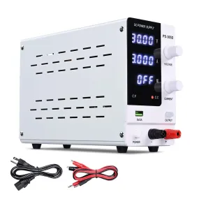 TheLAShop 30V 5A DC Power Supply Variable Accurate Converter 110V Input