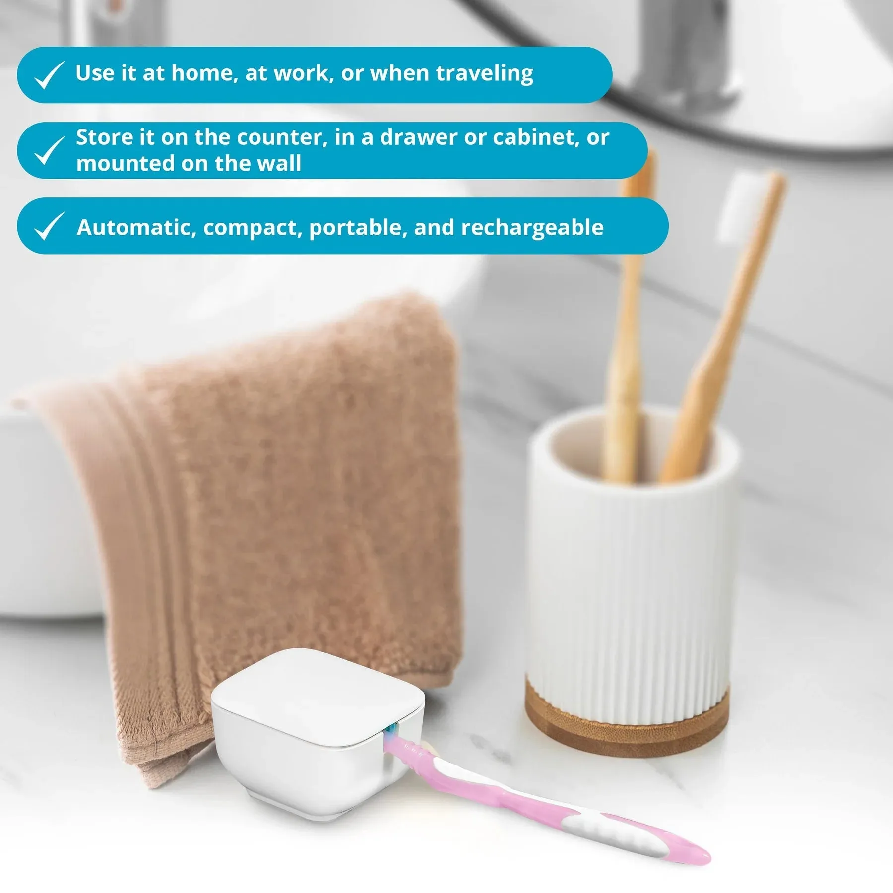 Tidy Teeth UV Toothbrush Sanitizer - Family Pack of 6