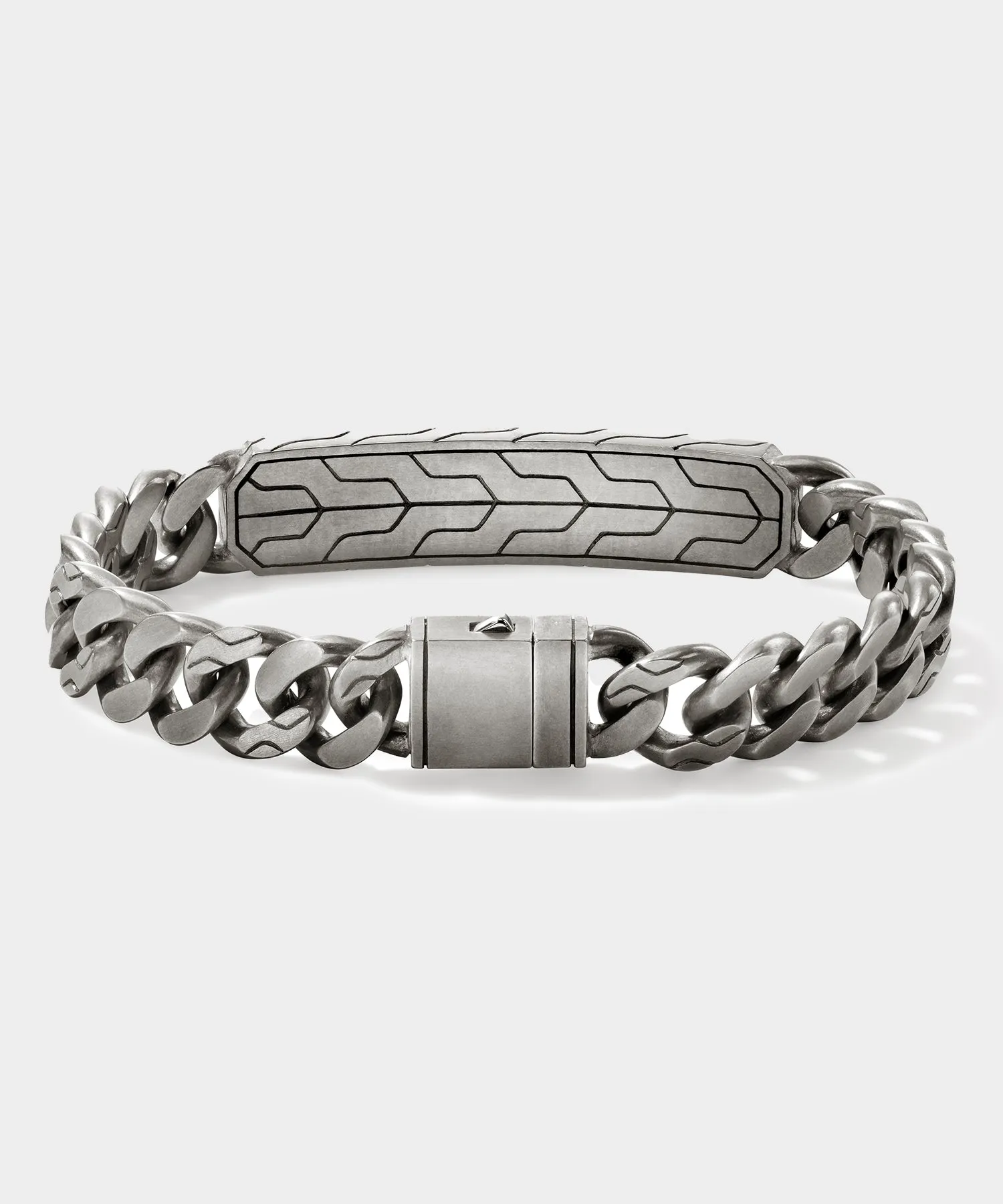 Todd Snyder x John Hardy Silver Curb Link Station Bracelet