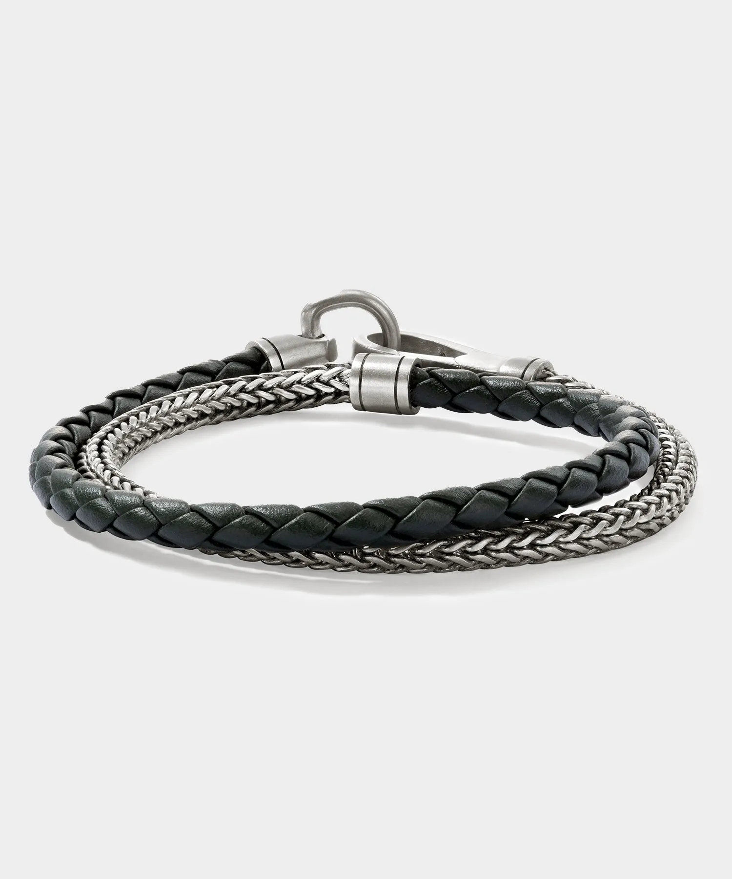 Todd Snyder x John Hardy Silver Double Wrap Bracelet