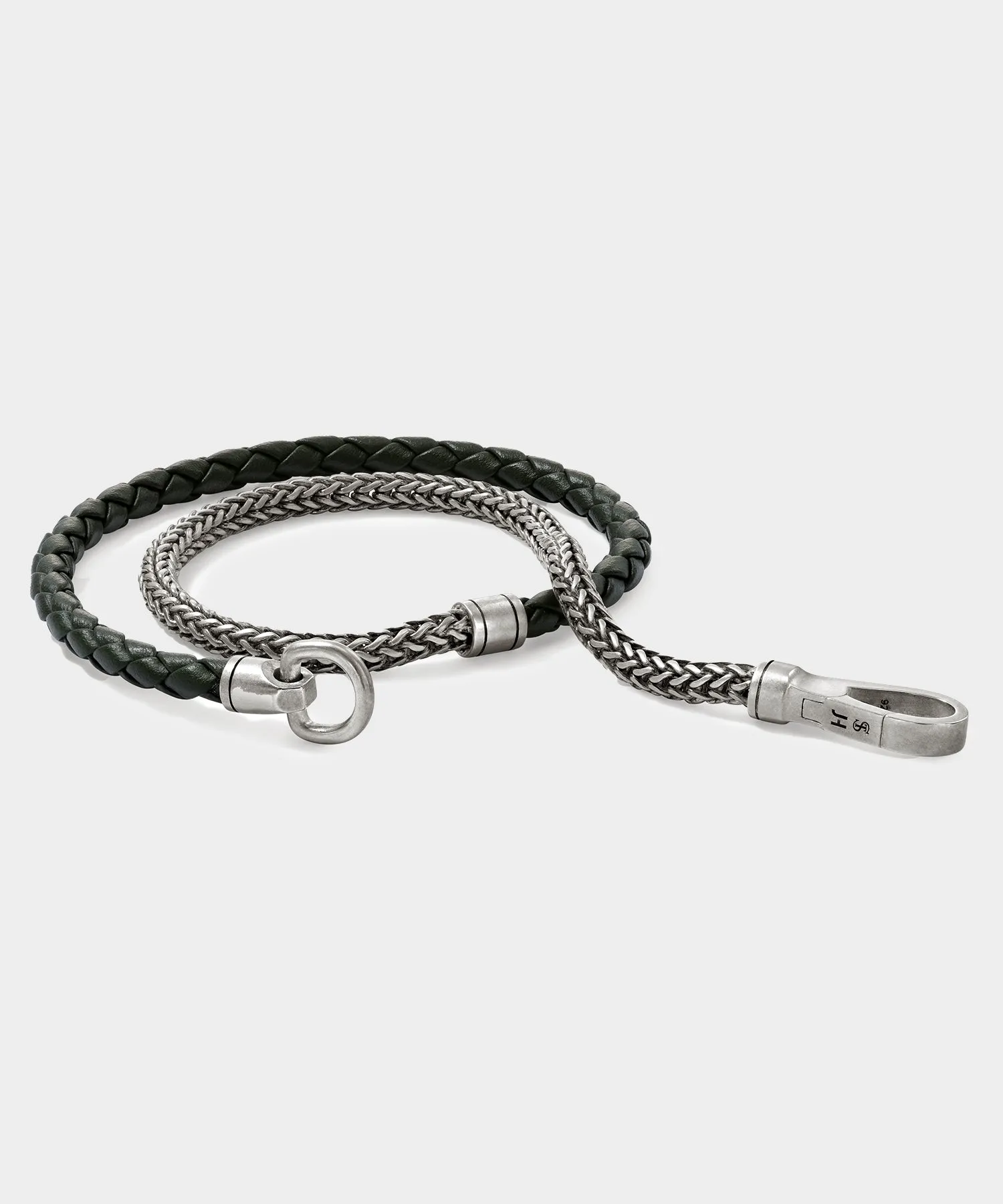 Todd Snyder x John Hardy Silver Double Wrap Bracelet