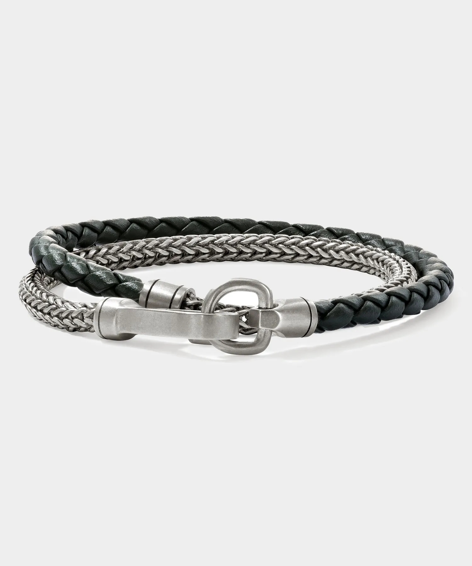 Todd Snyder x John Hardy Silver Double Wrap Bracelet