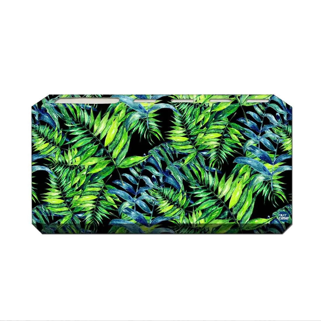 Toothbrush Holder Wall Mounted -Tropical Green Leaf