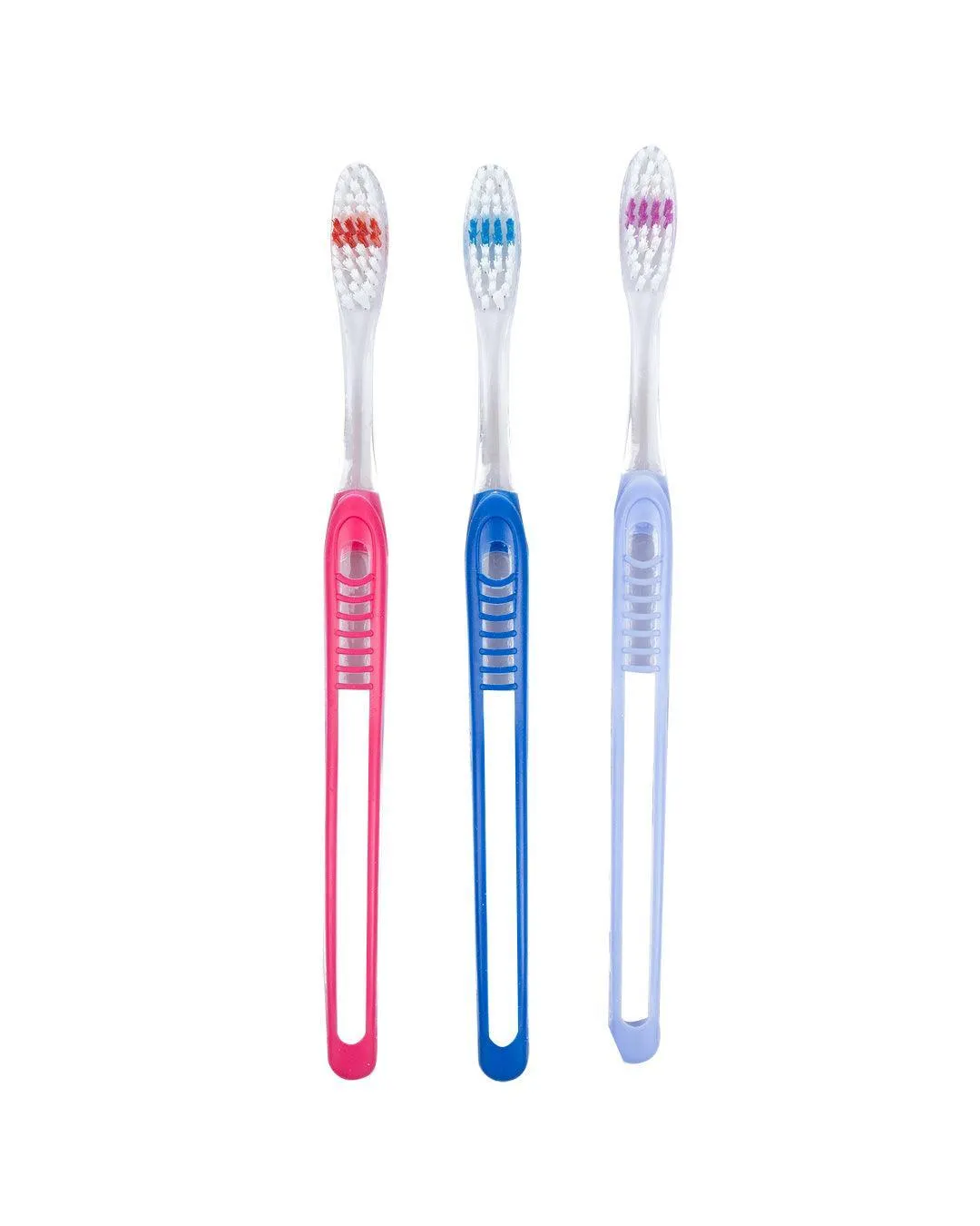 Toothbrushes, Multicolour, Plastic, Set of 3