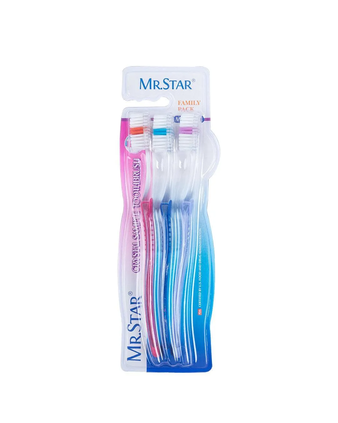 Toothbrushes, Multicolour, Plastic, Set of 3