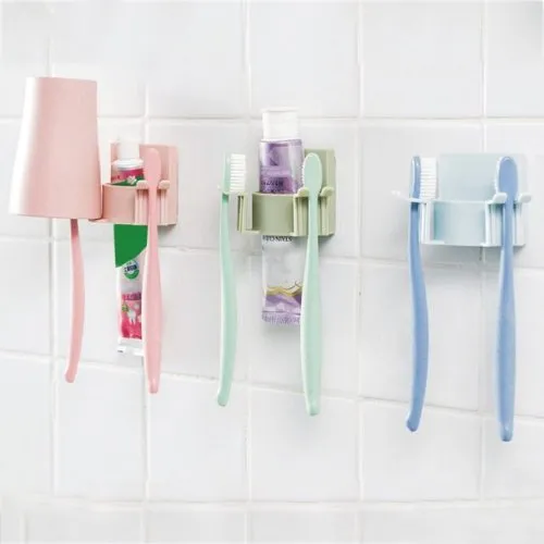 Toothpaste and Toothbrush Holder