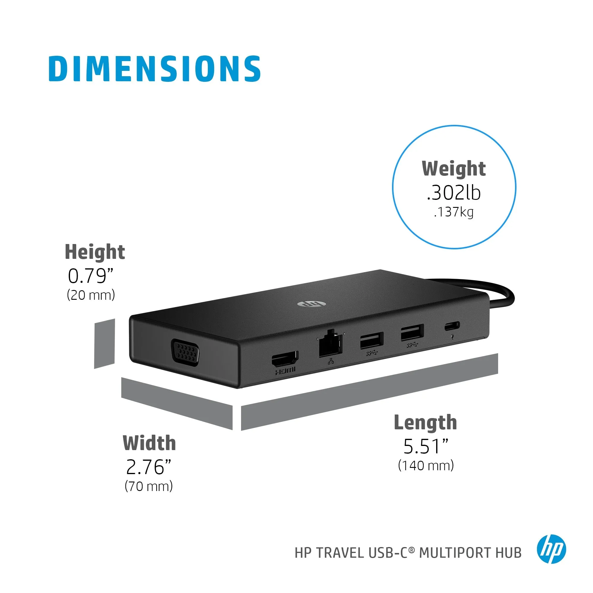 Travel Usb-C Multi Port Hub