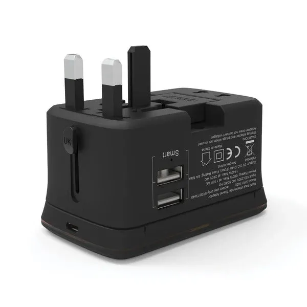 Travelmall 3in1 Adaptor with Wireless Charger & 4000mAh Battery