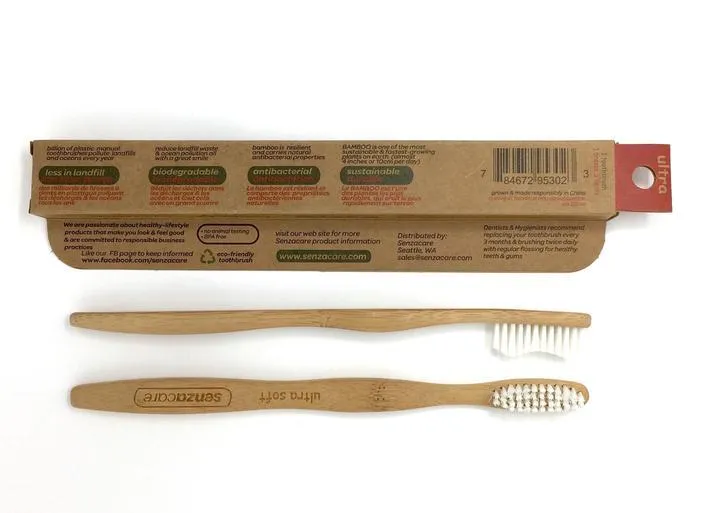 Ultra Soft Adult Bamboo Toothbrush (case of 12)