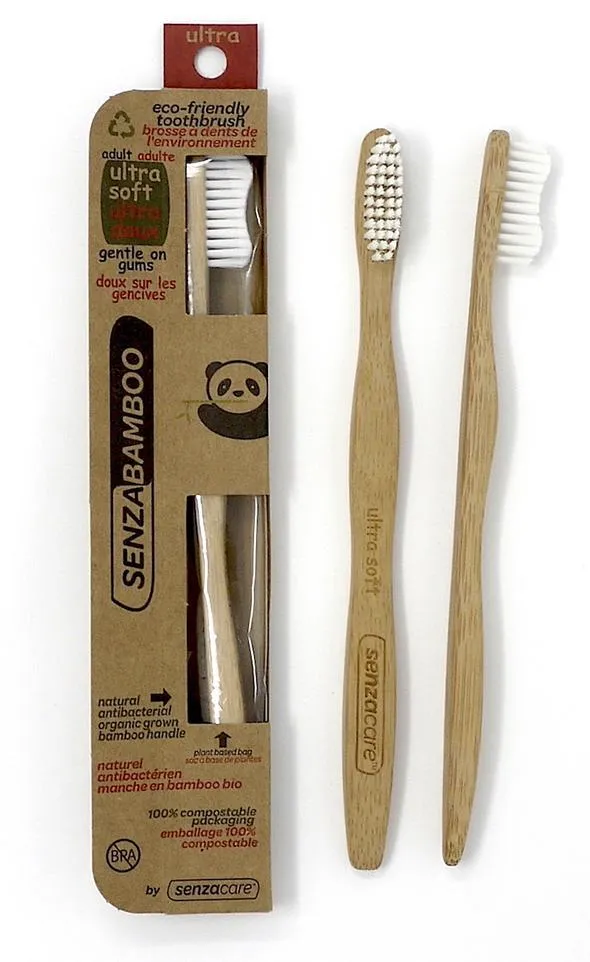 Ultra Soft Adult Bamboo Toothbrush (case of 12)