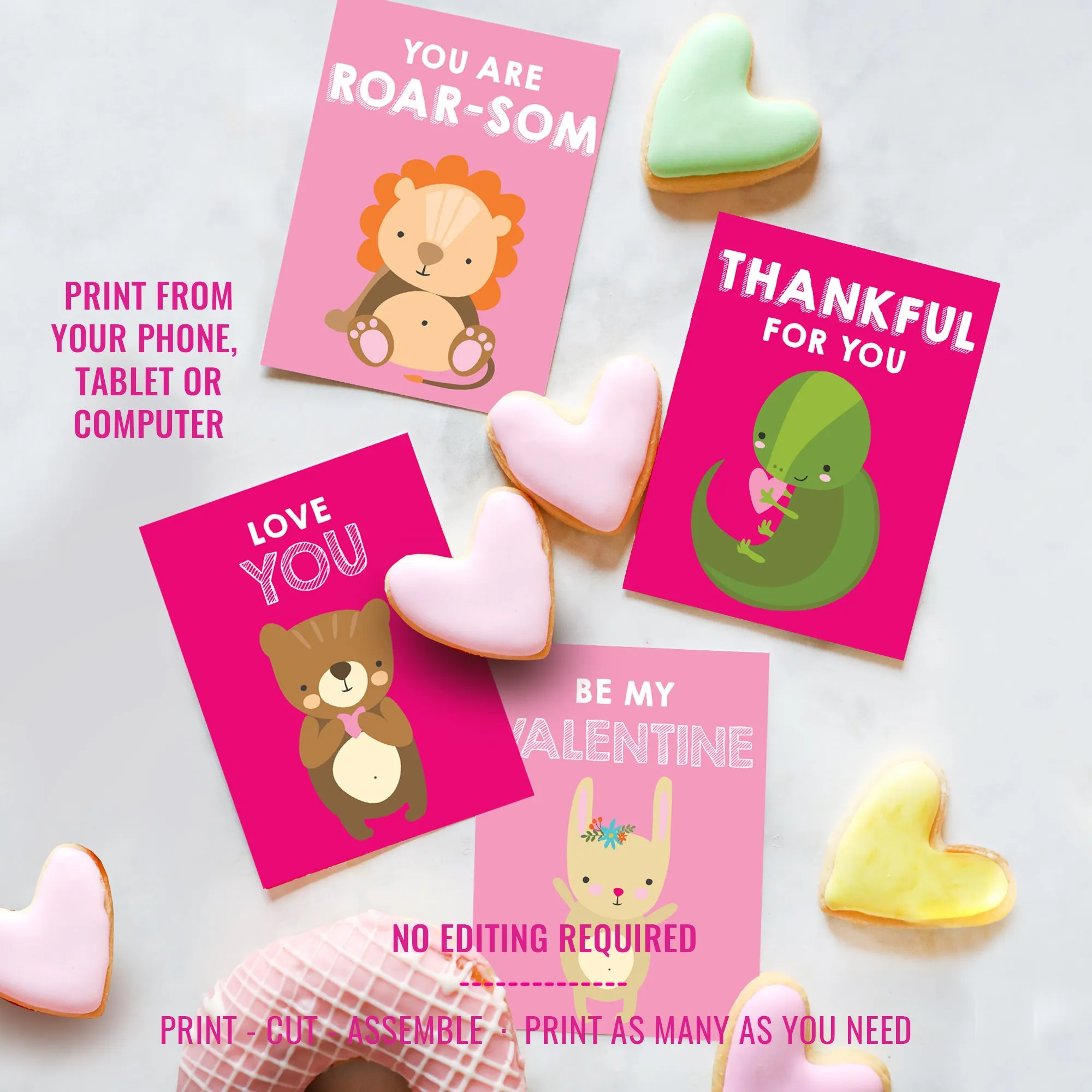 Valentine's Day Lunch Box Note Cards | Lunch Box Love Notes