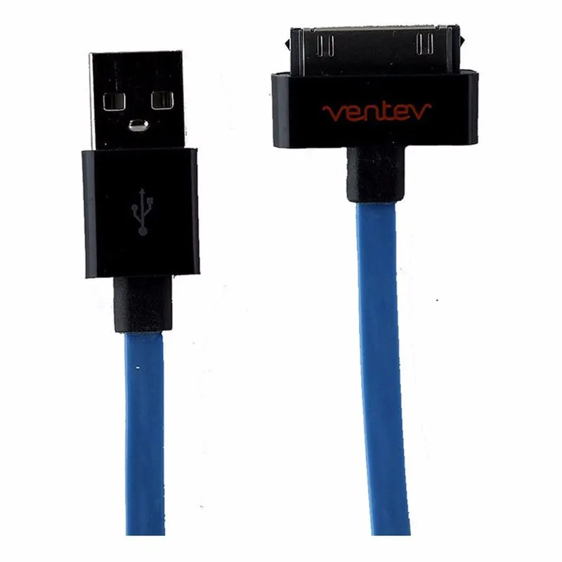 Ventev ( 575072 ) Charge and Sync Flat Tangle - Free USB Cable - Blue