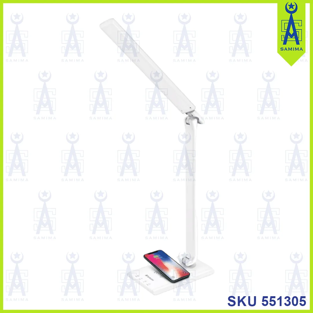 VERBATIM LED DESKLAMP WITH WIRELESS CHARGER 66516