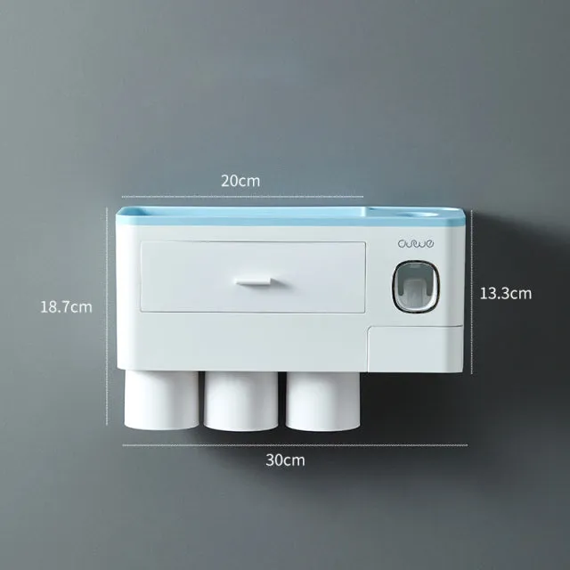 Wall-mounted Toothbrush Holder Storage Rack - Jennyhome