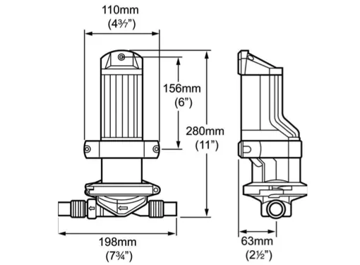 Whale Bilge IC Remote Mounted Bilge System 12 & 24v