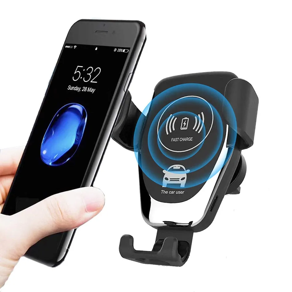 Wireless car charger fast charging for smartphone