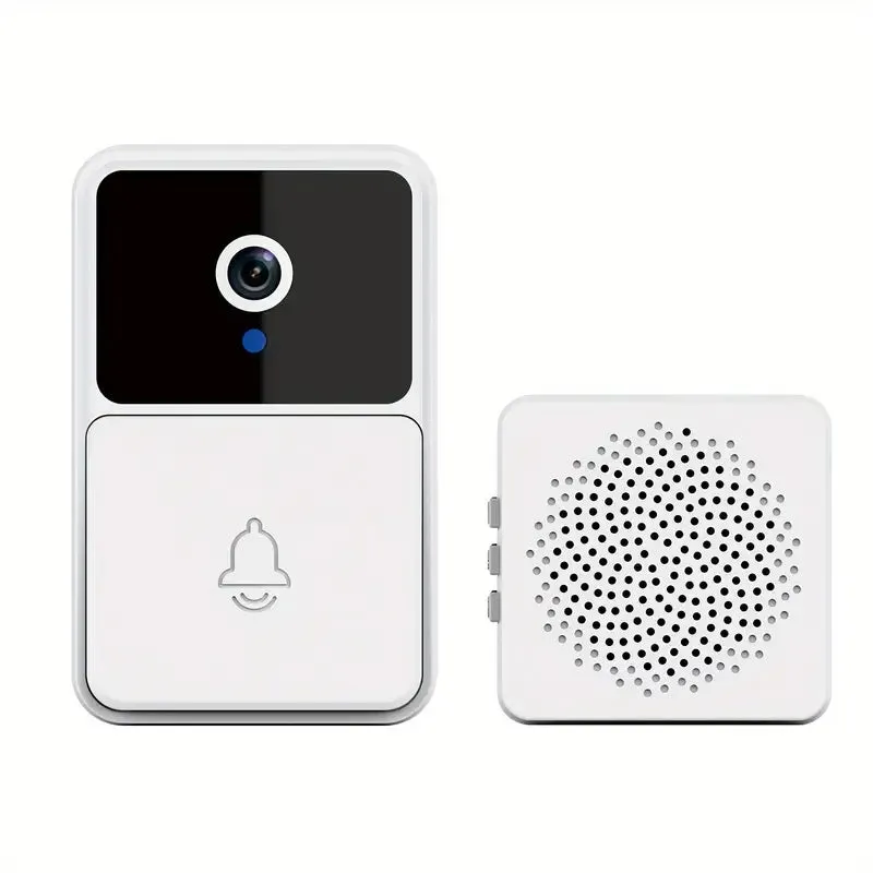 Wireless Intelligent Visual Doorbell Camera - Audio Conferencing with HD Night Vision, Two-Way Calls, Recording, APP Control, Voice Change Function