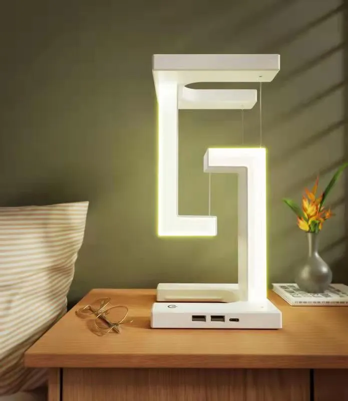 Wireless Table Lamp Smartphone Charging Station