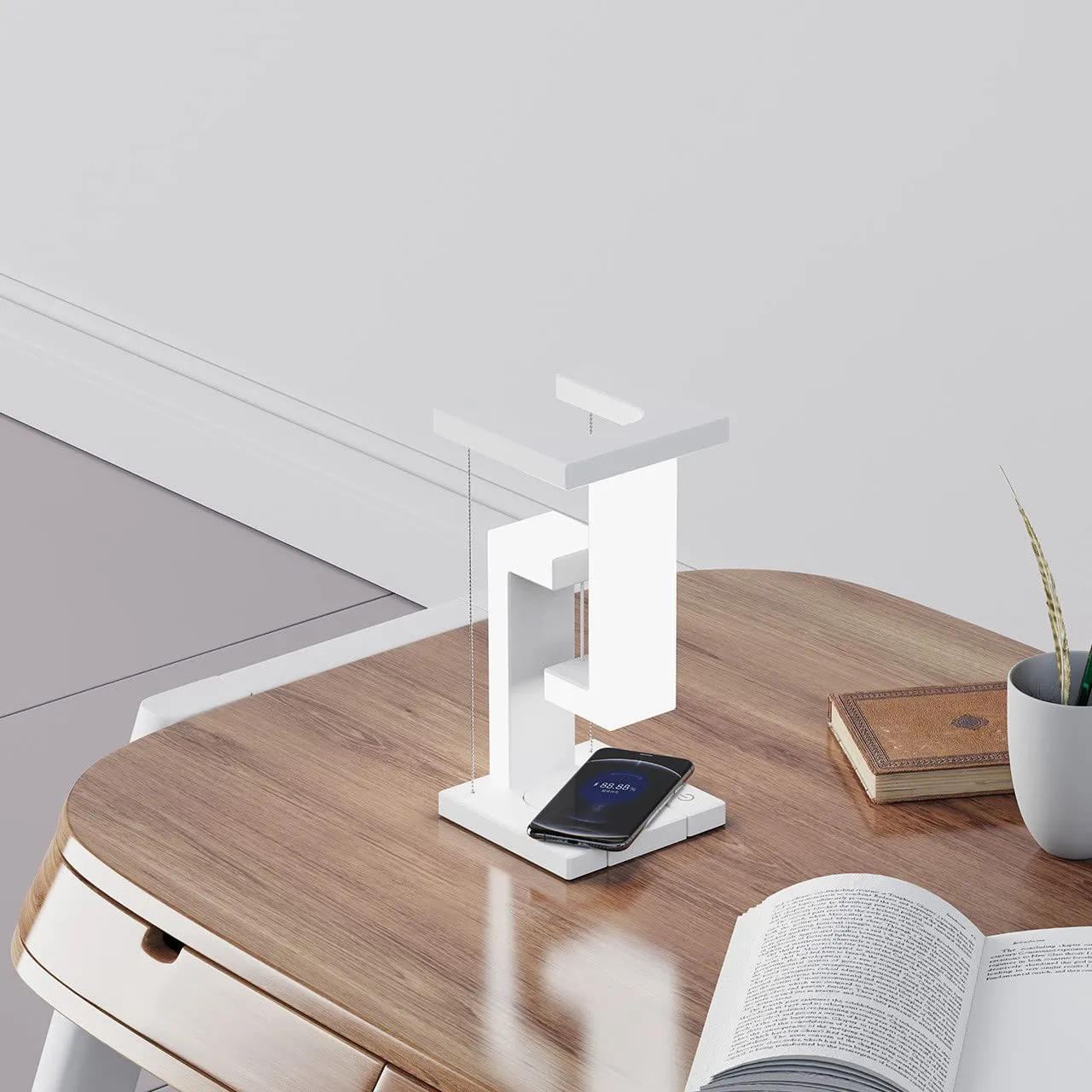 Wireless Table Lamp Smartphone Charging Station