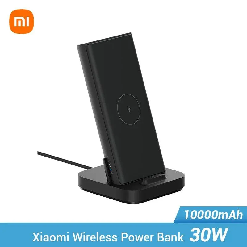 Xiaomi 30W Wireless Power Bank 10000mAh – Portable Qi Fast Charger with Type C and Dual Input