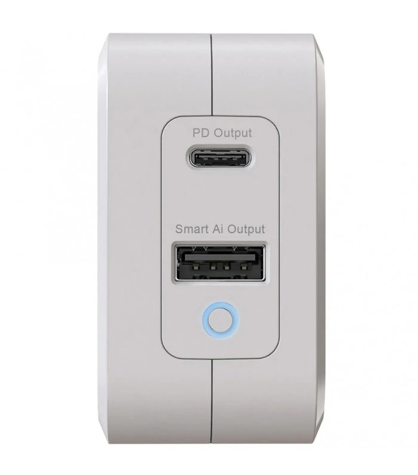 Zeni 2-Port GaN USB-C Charger 65W White