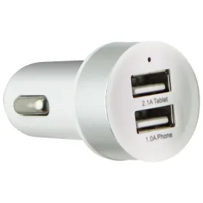 Zupa Dual USB Car Charger (3.1A) - White